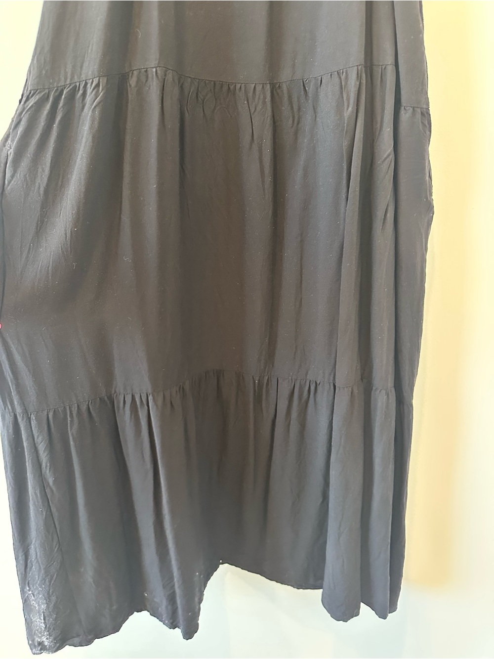 Target Women’s Black Maxi Spaghetti Strap Sleeveless Summer Sundress Dress Small - Picture 5 of 11